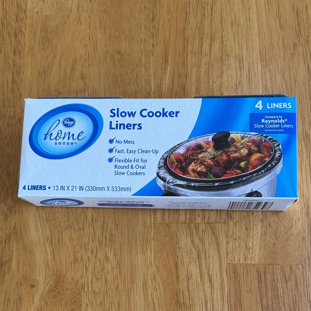 🛑 NIP Home Sense Slow Cooker Crock Pot Liners